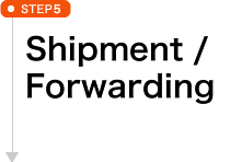 STEP5 Shipment / Forwarding